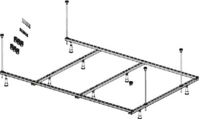 Комплектующие Каркас для ванны Riho Castello 180 усиленный