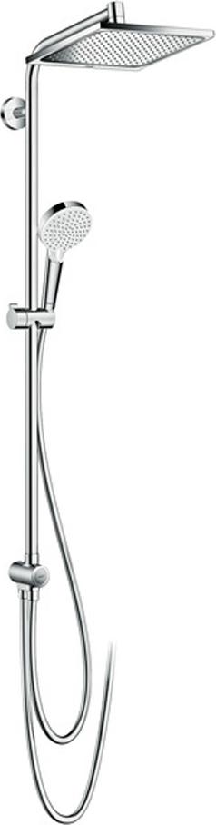 Душевая стойка Hansgrohe Crometta E 240 1jet Showerpipe Reno EcoSm 27289000 9 л, хром