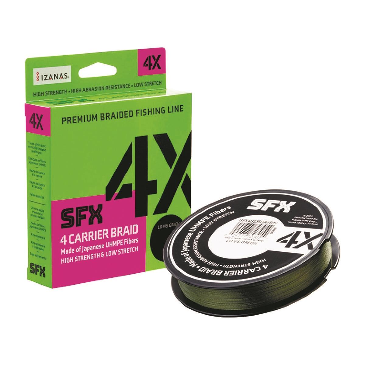 Леска SFX 4X зеленая 135 м Sufix
