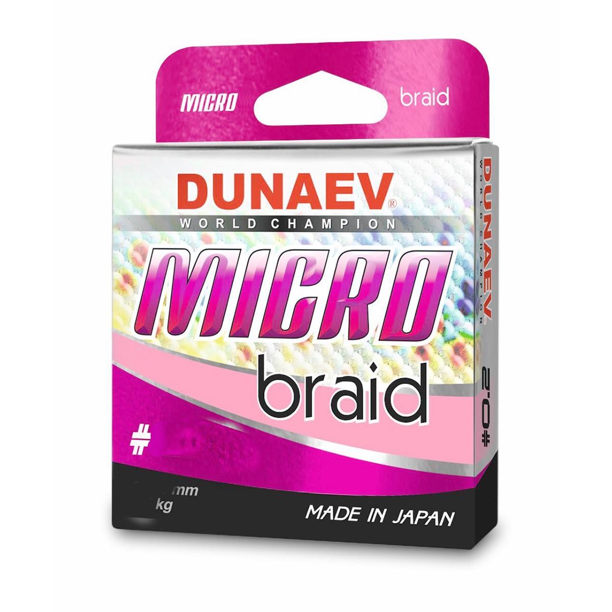 Шнур Micro PEx4 PinkColor 150 м Dunaev