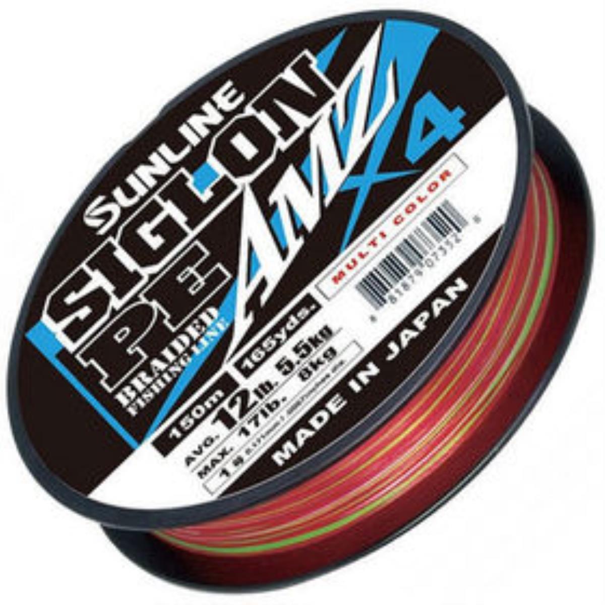 Шнур Sunline SIGLON PEx4 AMZ 150M(5C) (Multi Color) #1.2/16LB