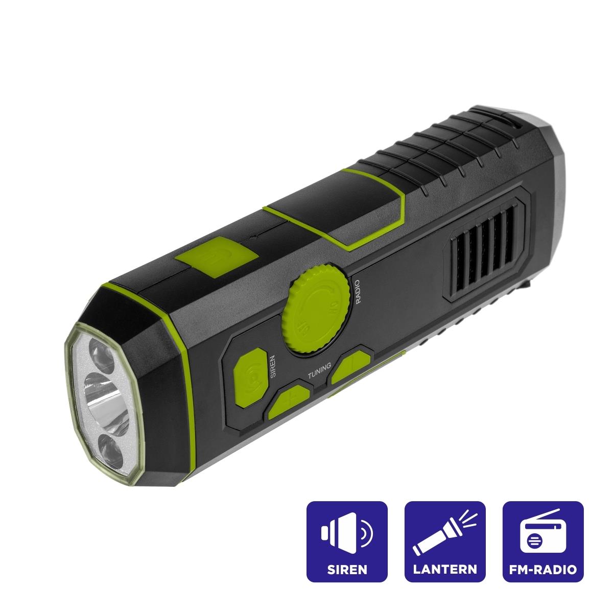  Фонарь с радио+USB (A-SB-5032В) Nisus