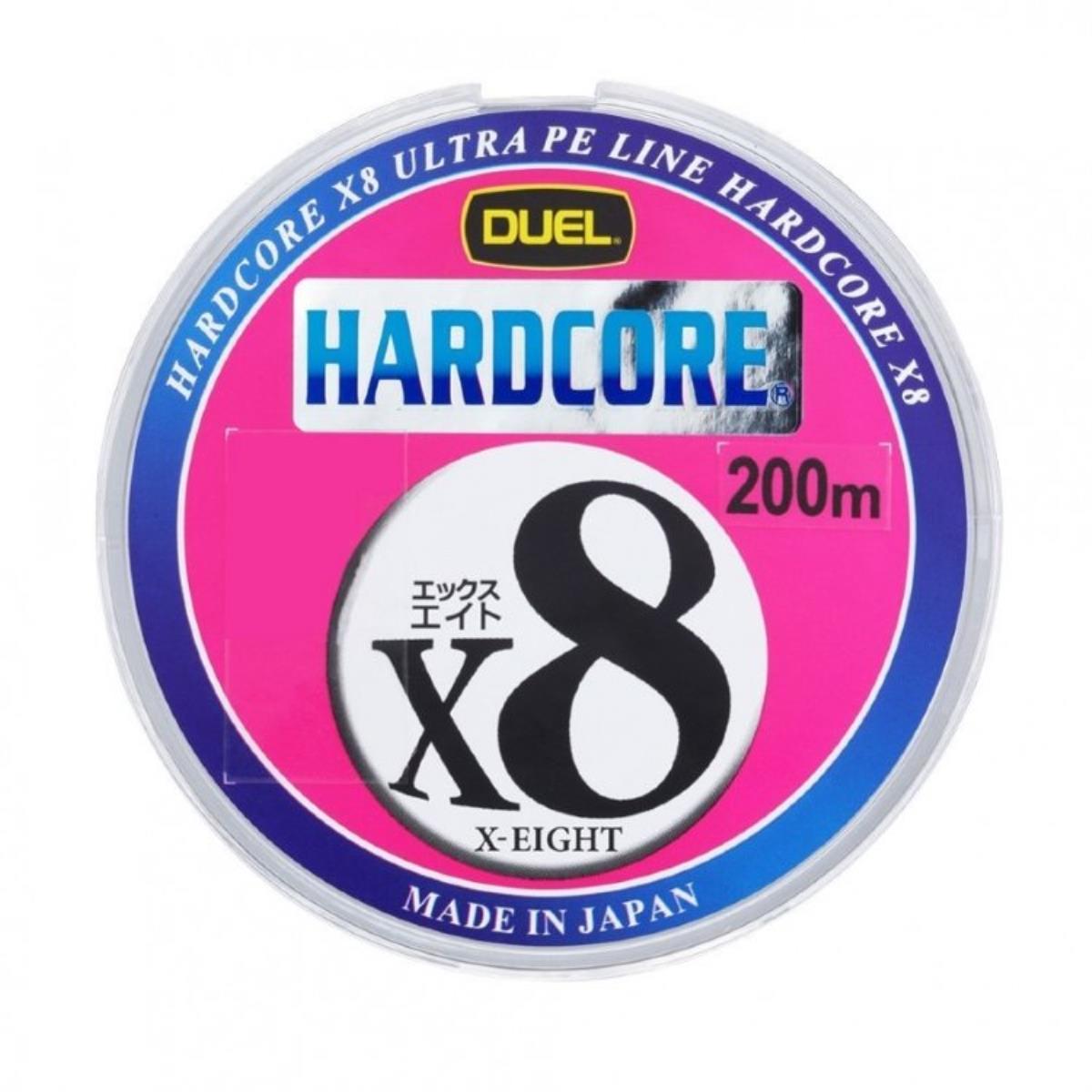 Плетеный Шнур PE HARDCORE X8 PRO 200 м 5COLOR Yo-Zuri - Duel