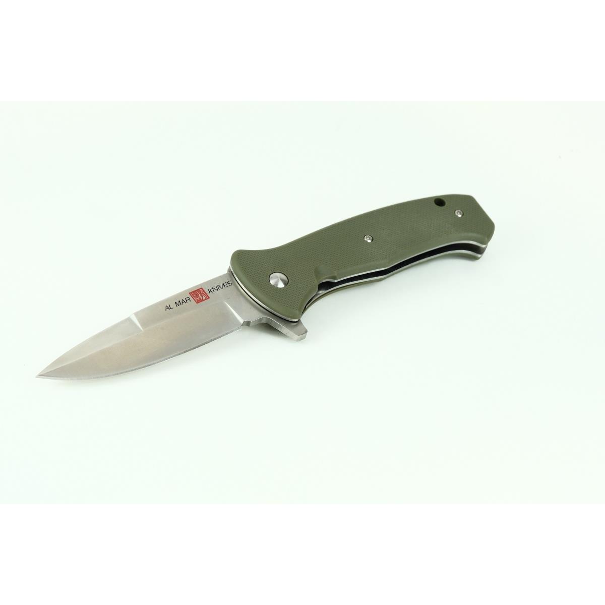 Нож складной SERE 2020 G, 3,6 Combo, OD Green (AMK2211) AL MAR