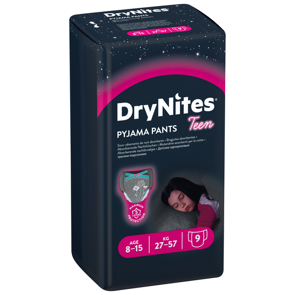 Трусики Huggies DryNites для девочек 8-15 лет 9 шт