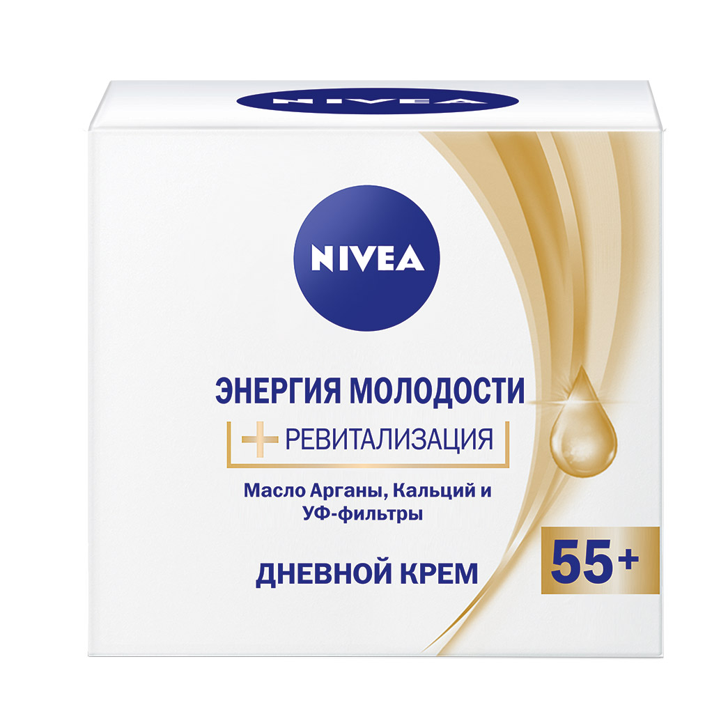 Антивозрастной крем Nivea Энергия Молодости 55+ Дневной 50мл