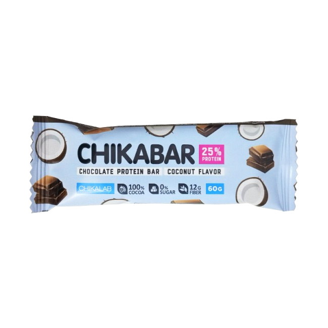 Батончик протеиновый ChikaLab Кокос 60 г