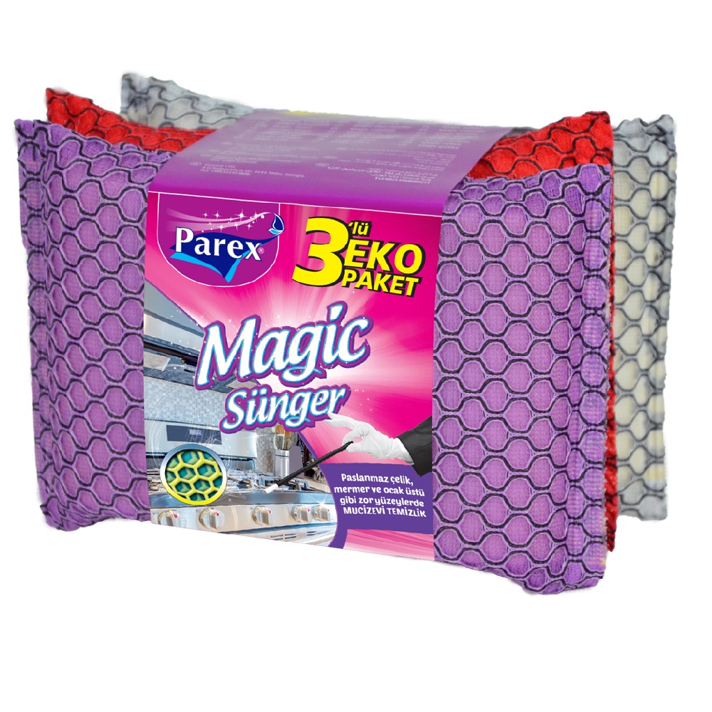 Губка из микрофибры Parex MAGIC 3 шт