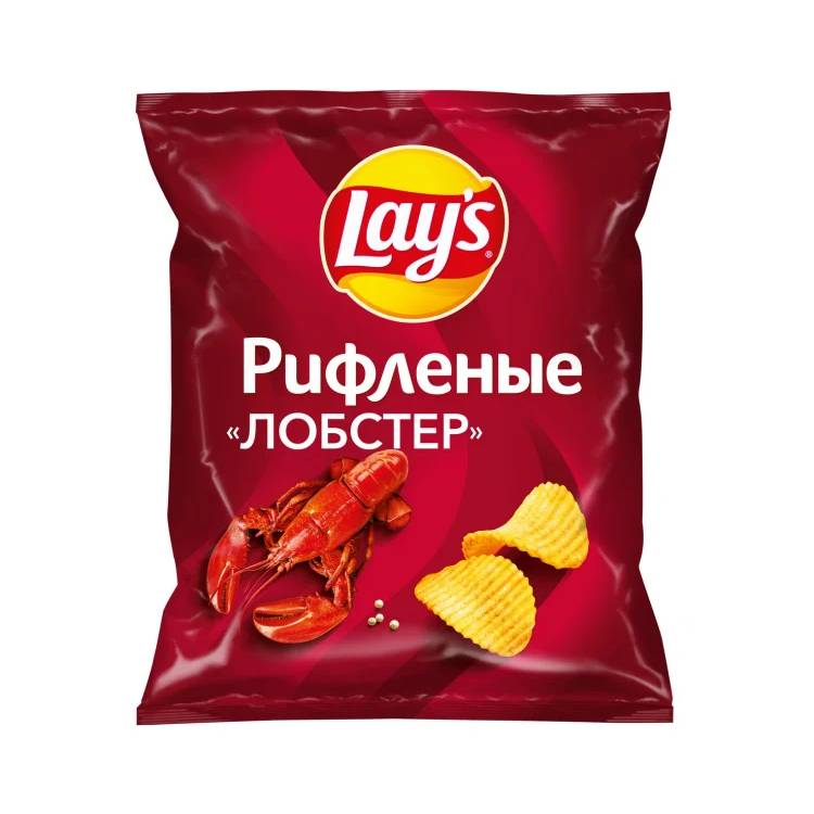 Чипсы Lays Рифленые Лобстер 70 г