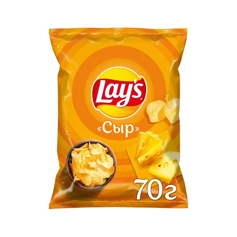 Чипсы Lays Сыр 70 г