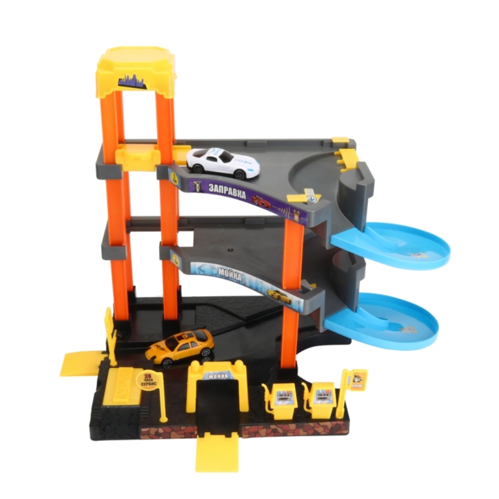 Наборы игровые Парковка ABtoys 3-х уровневая с лифтом (PT-01324)