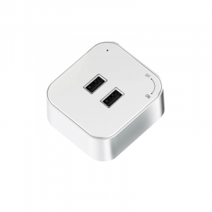  Трековая розетка-адаптер YouSmart Herepow 2 USB Silver