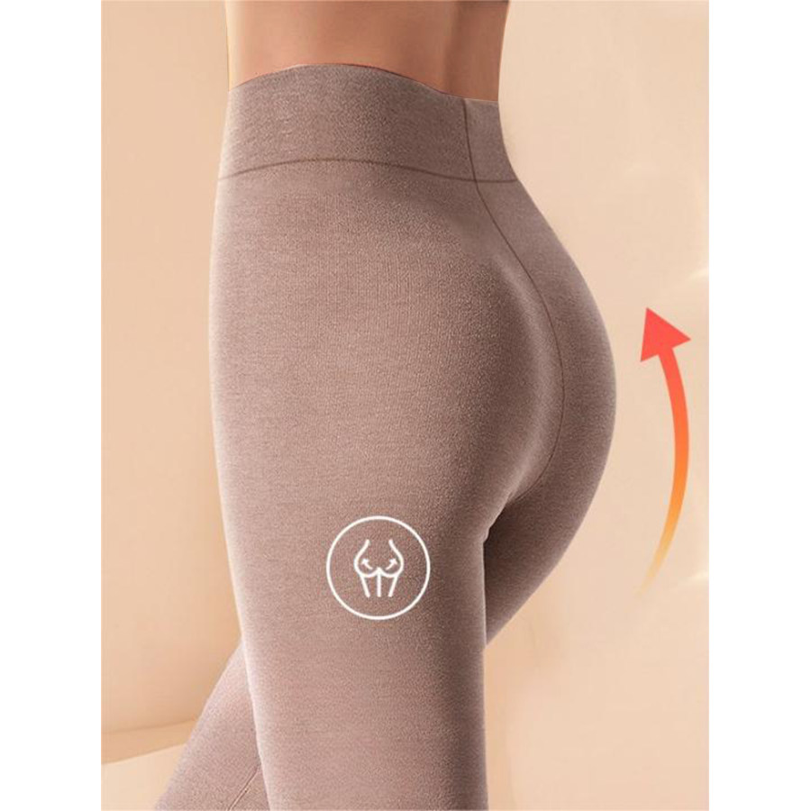 women bottoms Женские бесшовные термобрюки осенние и зимние узкие леггинсы с высокой талией