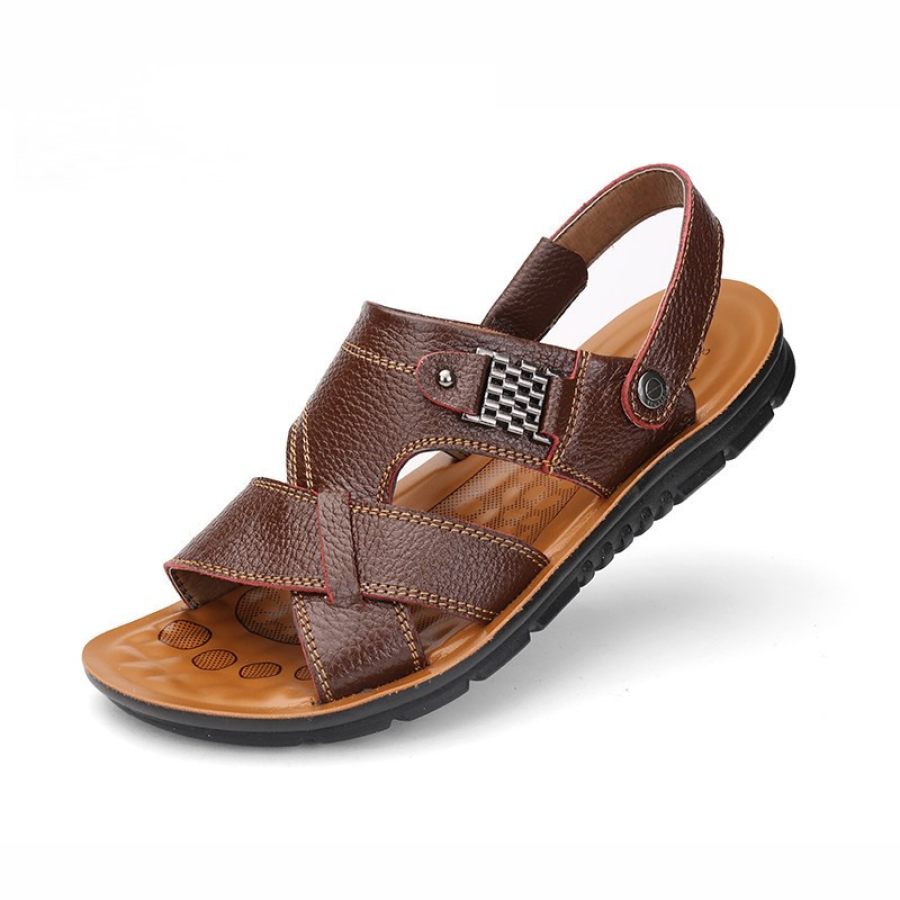 Sandals  Cotosen Мужские мягкие сандалии из натуральной кожи