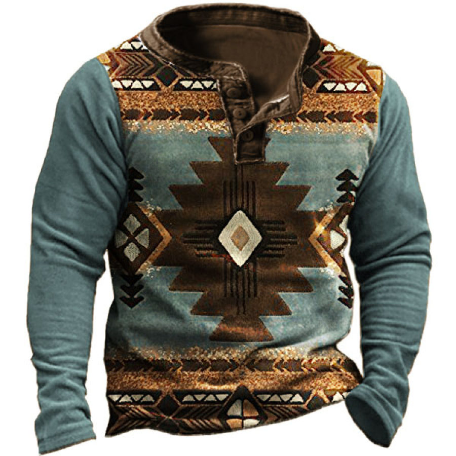 Мужская толстовка Aztec Henley