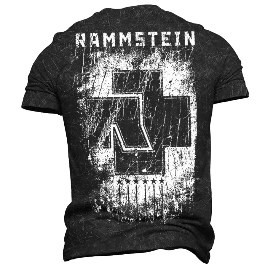 Мужская футболка Rammstein Vintage с короткими рукавами