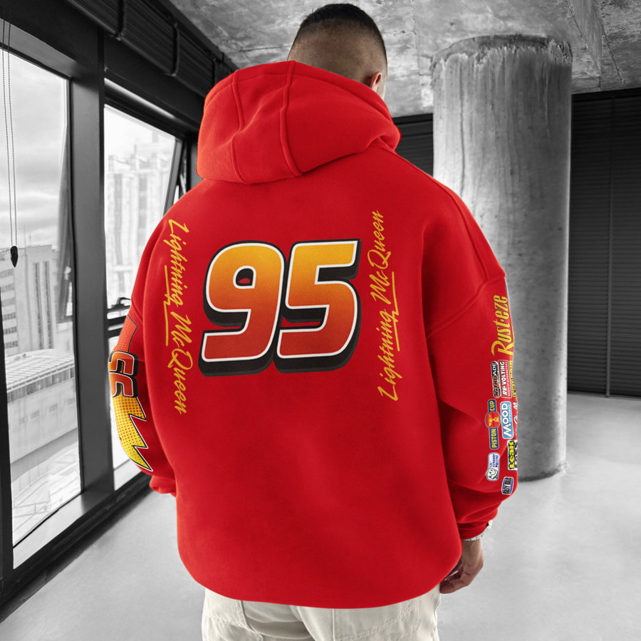  Толстовка оверсайз SUDADERA DEL RAYO MCQUEEN