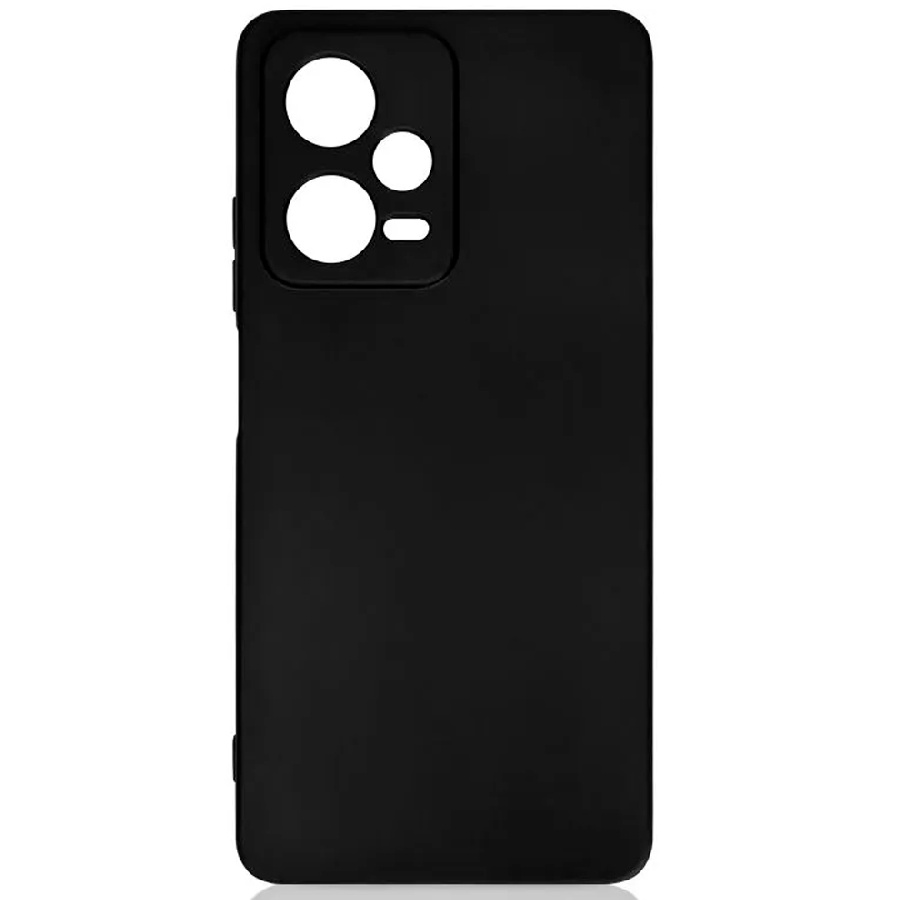 Силиконовая накладка  Partner для Xiaomi Redmi Note 12 (5G) черная