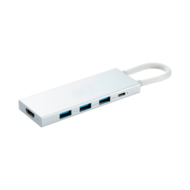 Переходники USB-хаб Ксиаоми Type-C 5 в1 3USB/1USB-C/HDMI XMDS05YM белый