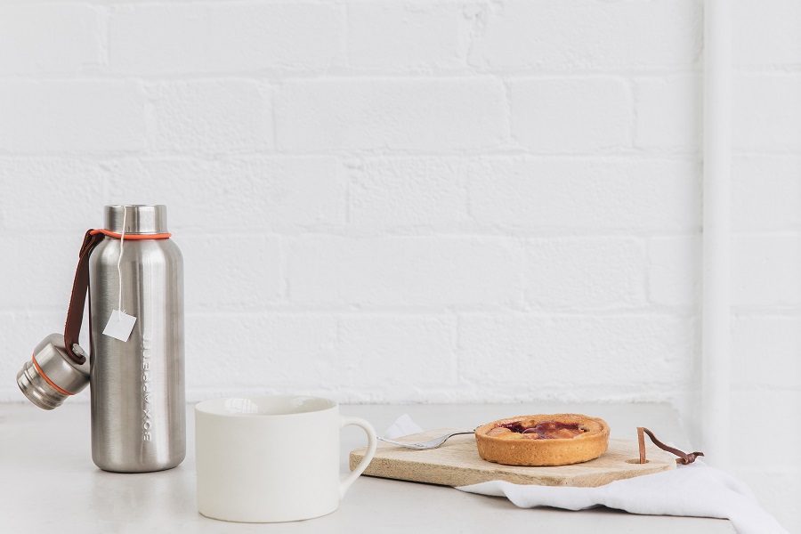 Фляги и бутылки  Vinand Фляга Water Bottle большая оранжевая, Black + Blum