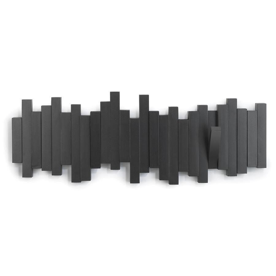 Вешалки настенные и крючки Вешалка настенная Sticks черная, Umbra