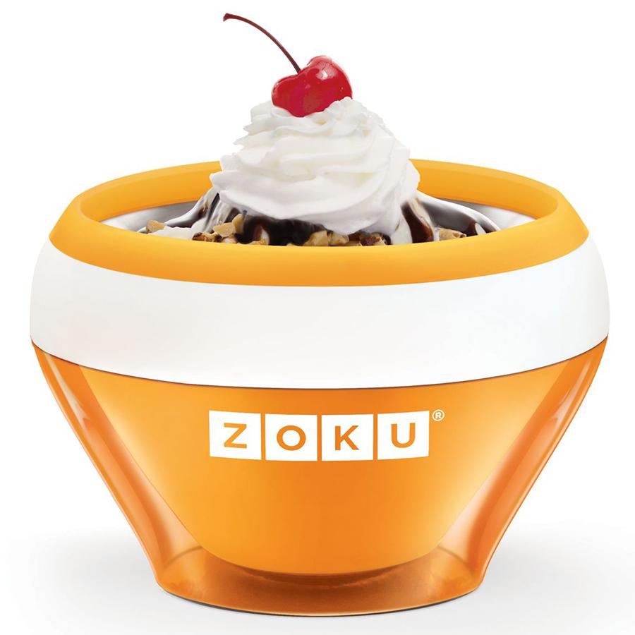 Все для мороженого  Vinand Мороженица ice cream maker оранжевая, Zoku