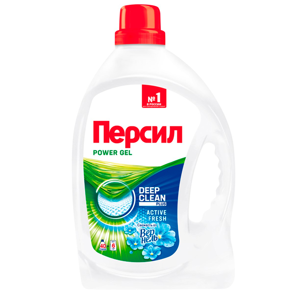 Гель-концентрат для стирки Персил Deep Clean свежесть Вернель 2.6 л