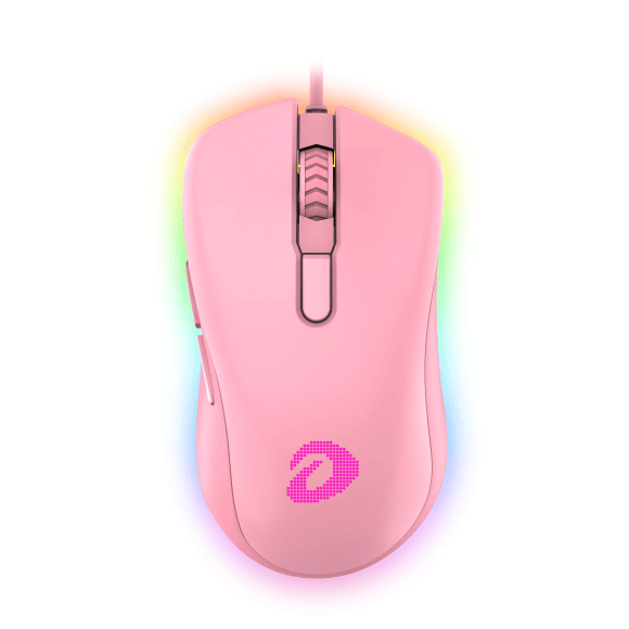 Мышки  Всёсмарт Игровая проводная мышь Dareu EM908 Pink