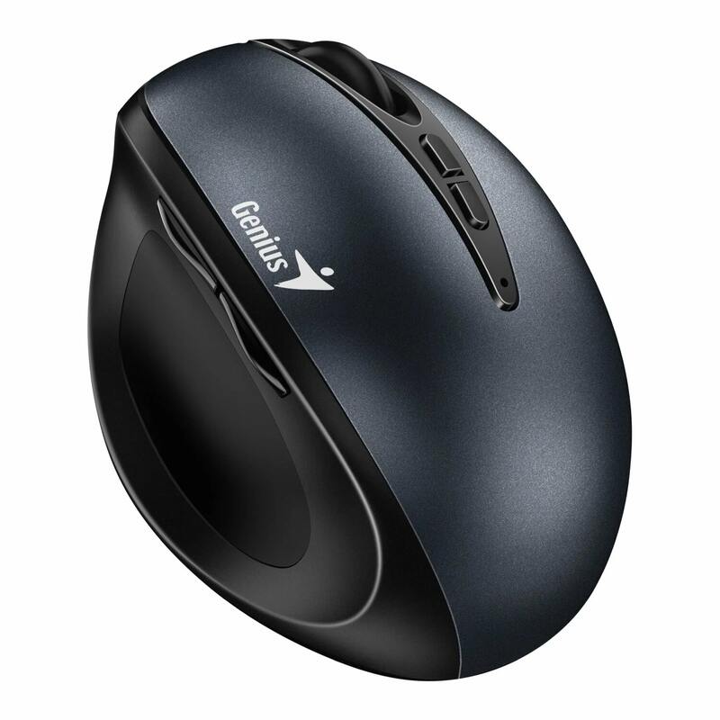 Мышки  Всёсмарт Мышь беспроводная Genius Ergo 8300S Iron Grey