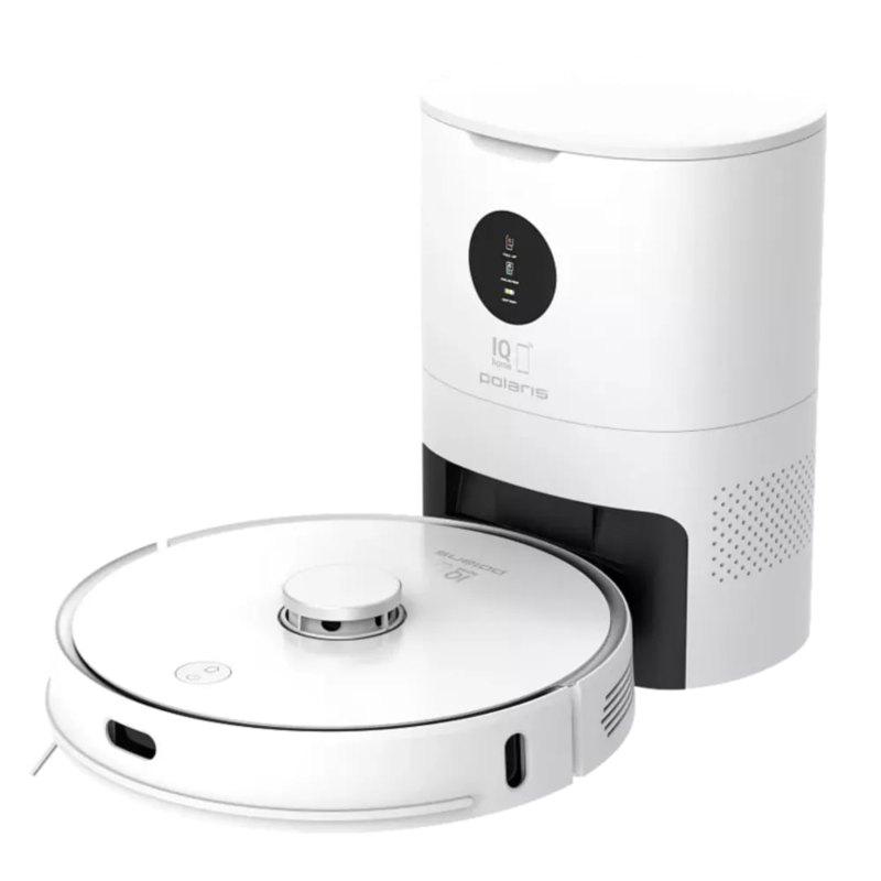 Робот-пылесос Polaris с пыленакопителем PVCRDC 0101 WIFI IQ Home Panorama Extra, Белый