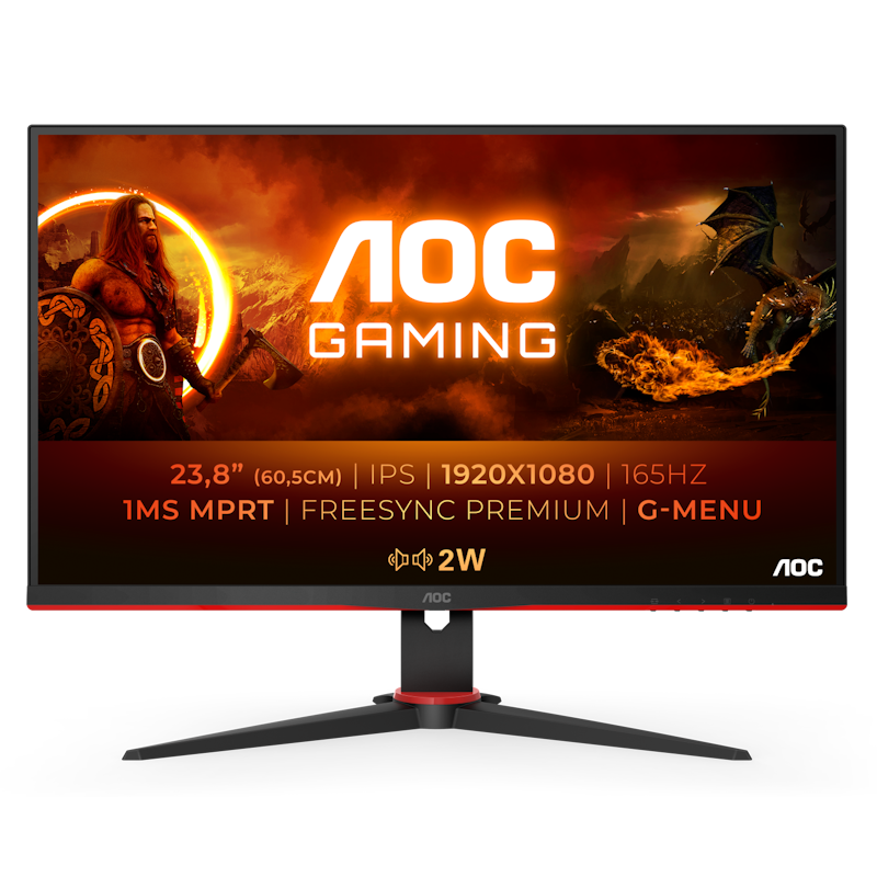 Монитор LCD AOC 24G2SPAE 23.8'', чёрный