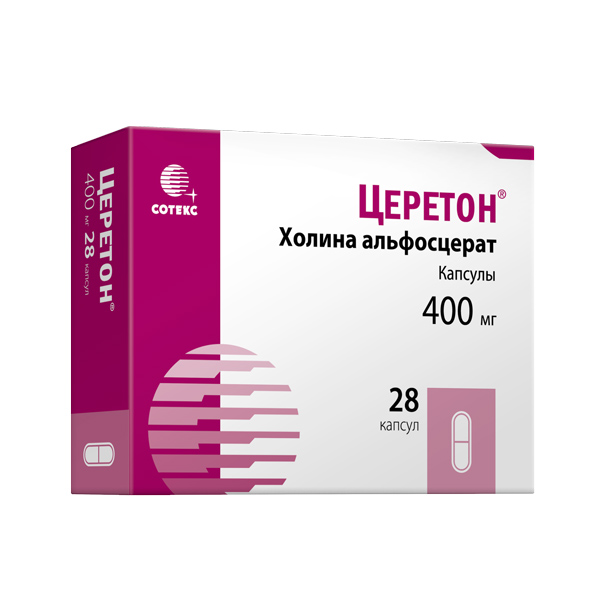 Церетон капсулы 400 мг 28 шт.