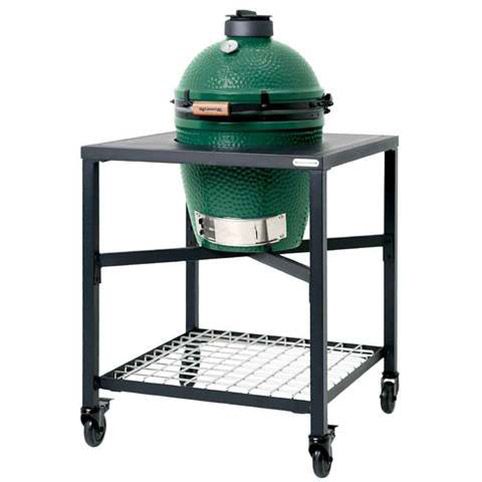 Керамический гриль Big Green Egg M на модульной подставке зеленый 38см