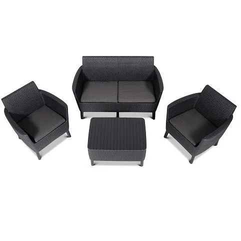 Комплект мебели Keter Salemo set графит