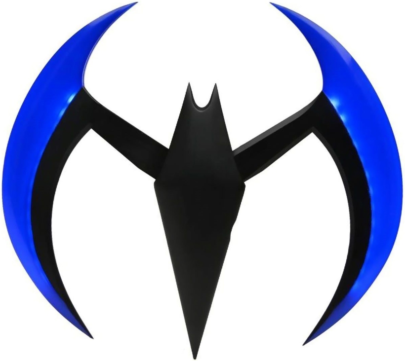 Аксессуары героев  1С Интерес Реплика Атрибут DC: Batman – Beyond Batarang Blue With Lights
