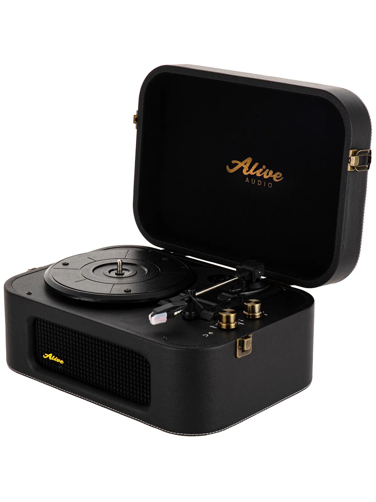 Виниловые проигрыватели Виниловый проигрыватель Alive Audio: Stories Glam Noir c Bluetooth (STR-06-GN)