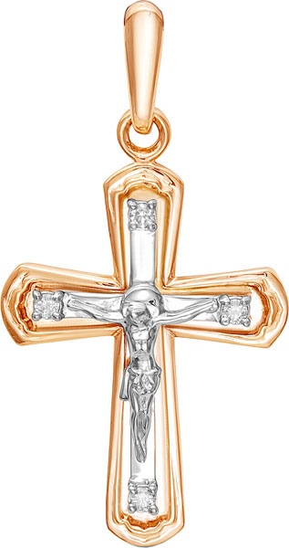 Золотые крестики и иконки Vesna jewelry