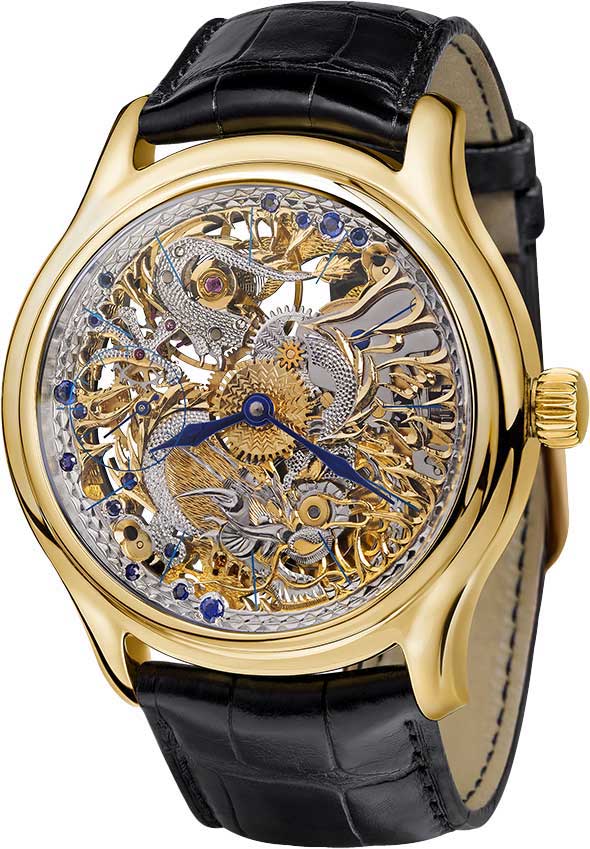 Золотые мужские часы в коллекции Exclusive Ника