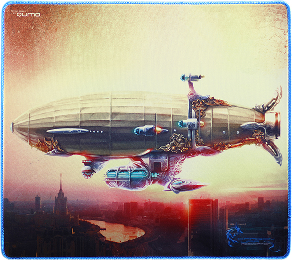  Коврик для мыши игровой Qumo Moscow Zeppelin, 400x335 мм, Рисунок 20967