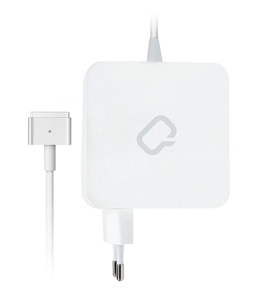  Сетевое зарядное устройство Qumo MagSafe 2, 65W, Белый, Charger 0023