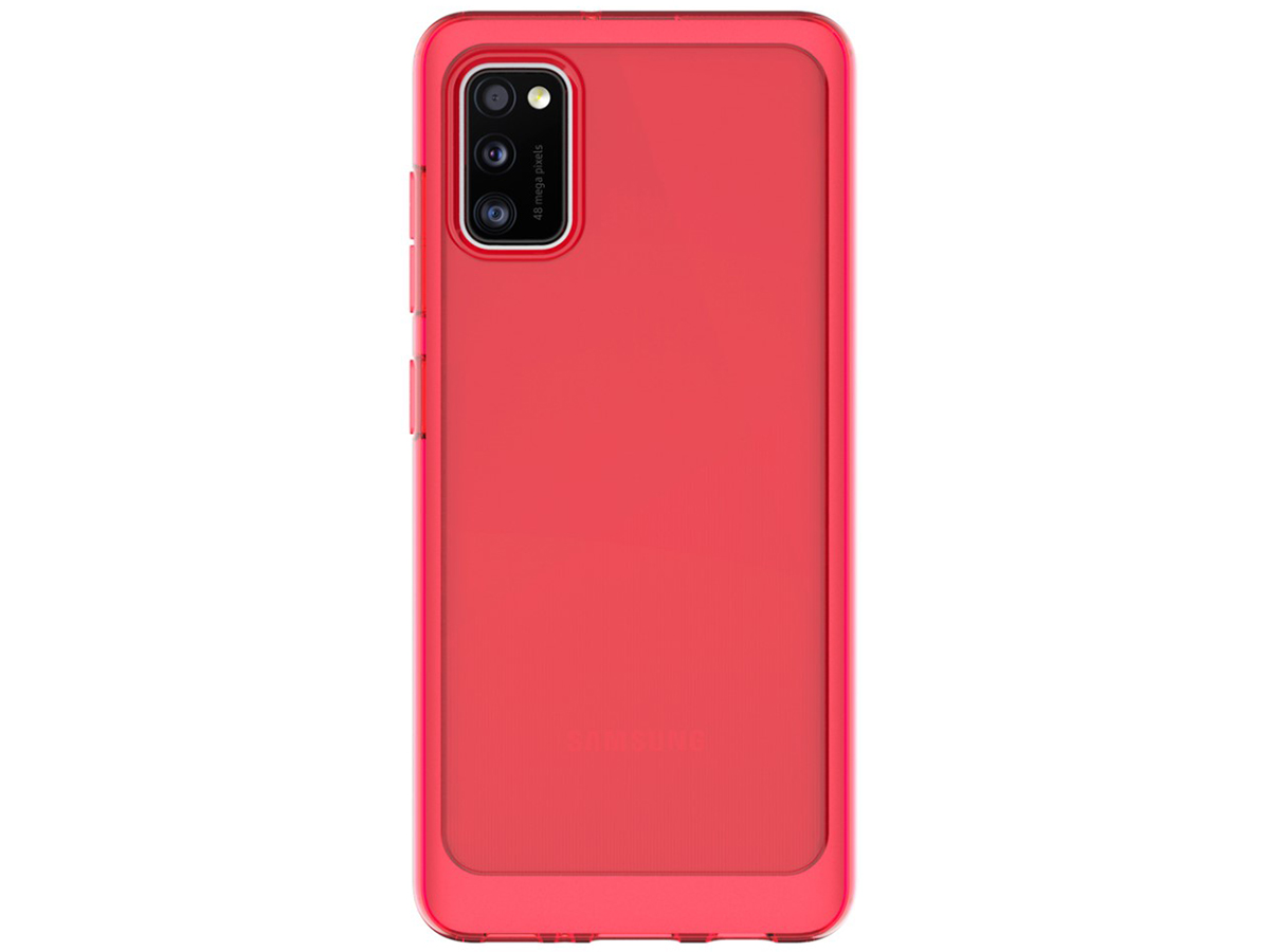  Чехол-накладка Araree A Cover для смартфона Samsung Galaxy A41, Термополиуретан, Red, Красный, GP-FPA415KDARR