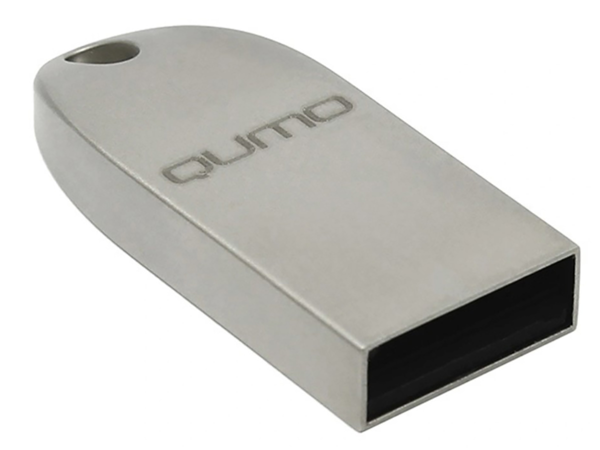   Alt Del Флешка Qumo Cosmos Silver 8GB USB 2.0 Серебристый QM8GUD-Cos