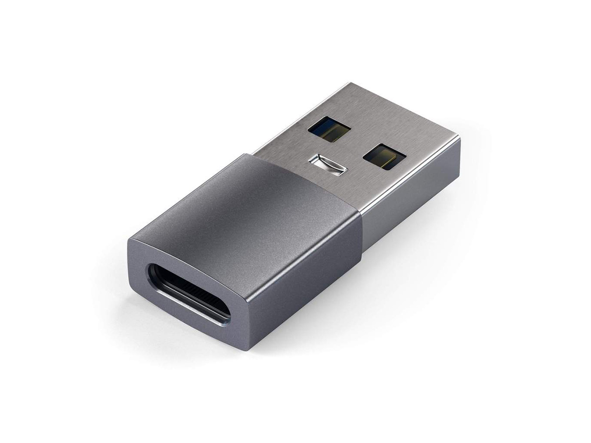 Адаптер Satechi Type-C USB Adapter USB 3.0 to Type-C, Серый ST-TAUCM