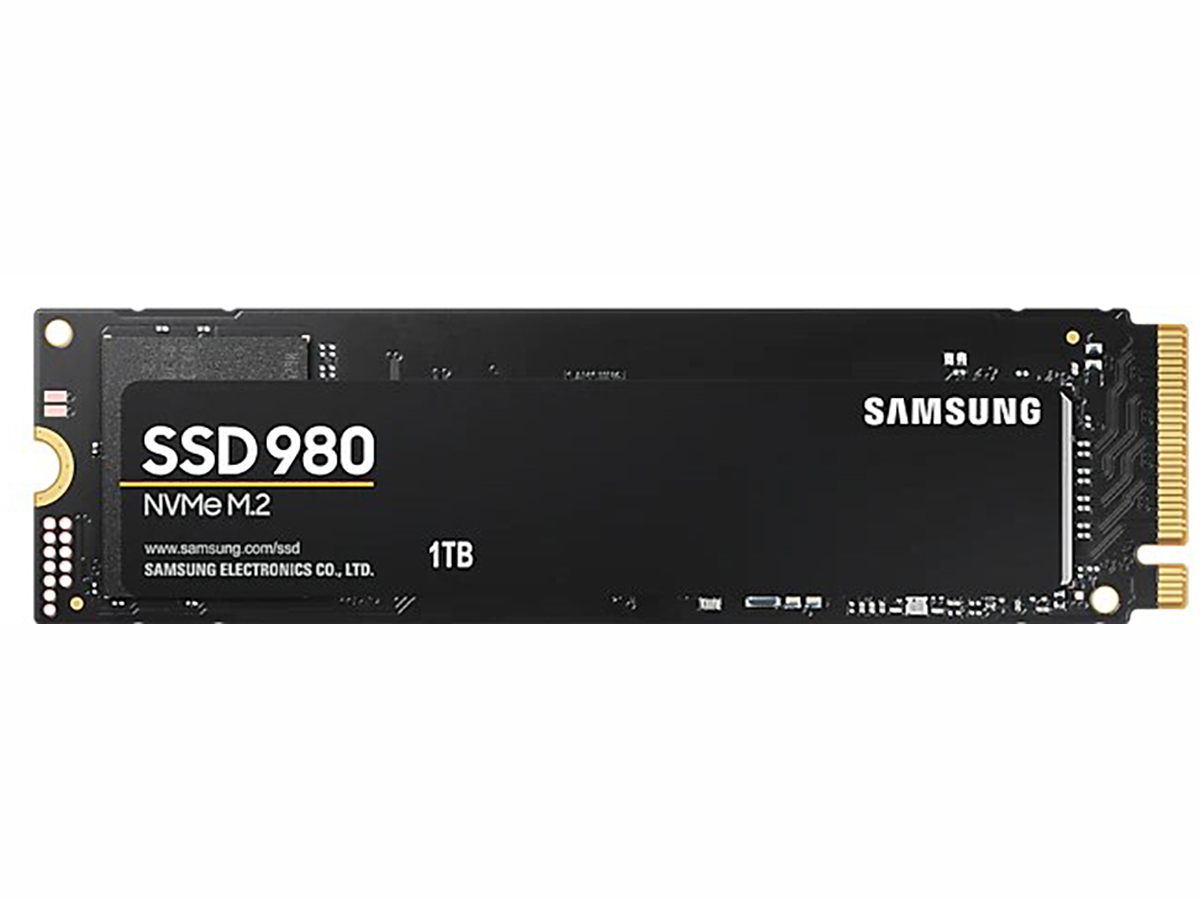   Alt Del Внутренний SSD-накопитель Samsung 980 1Tb, M.2 2280, PCIe Gen3 x4, NVMe 1.4, 3D TLC, Черный MZ-V8V1T0BW