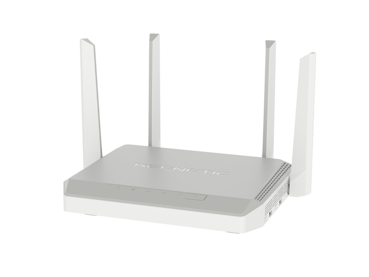   Alt Del Маршрутизатор (роутер) Keenetic Giant KN-2610 4G ready 10/100/1000BASE-TX/, 8xLAN, 2xUSB, WiFi 802.11ac до 867 Мбит/с (2,4/5 ГГц), Серый KN-2610-01RU