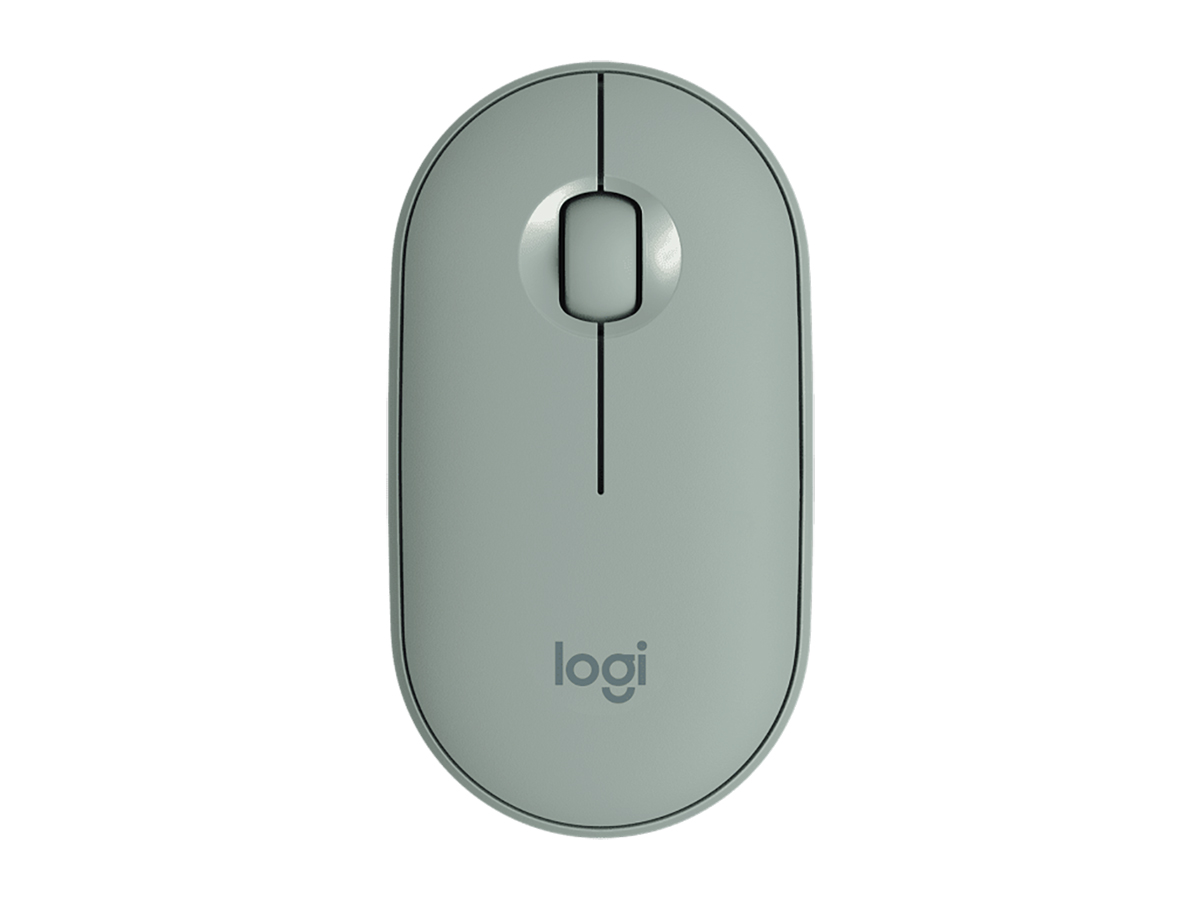   Alt Del Мышь беспроводная Logitech Pebble M350, 1000dpi, Bluetooth, Wireless/USB, Мятный, 910-005720