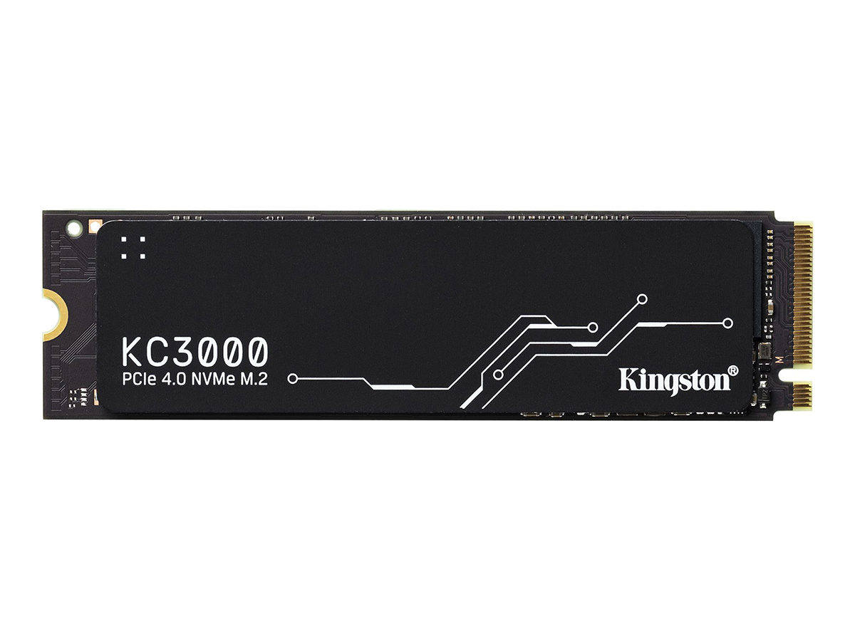 Внутренний SSD-накопитель Kingston KC3000 1TB, M.2 2280, PCIe Gen4 x4, NVMe 1.4, 3D TLC, Черный SKC3000S/1024G