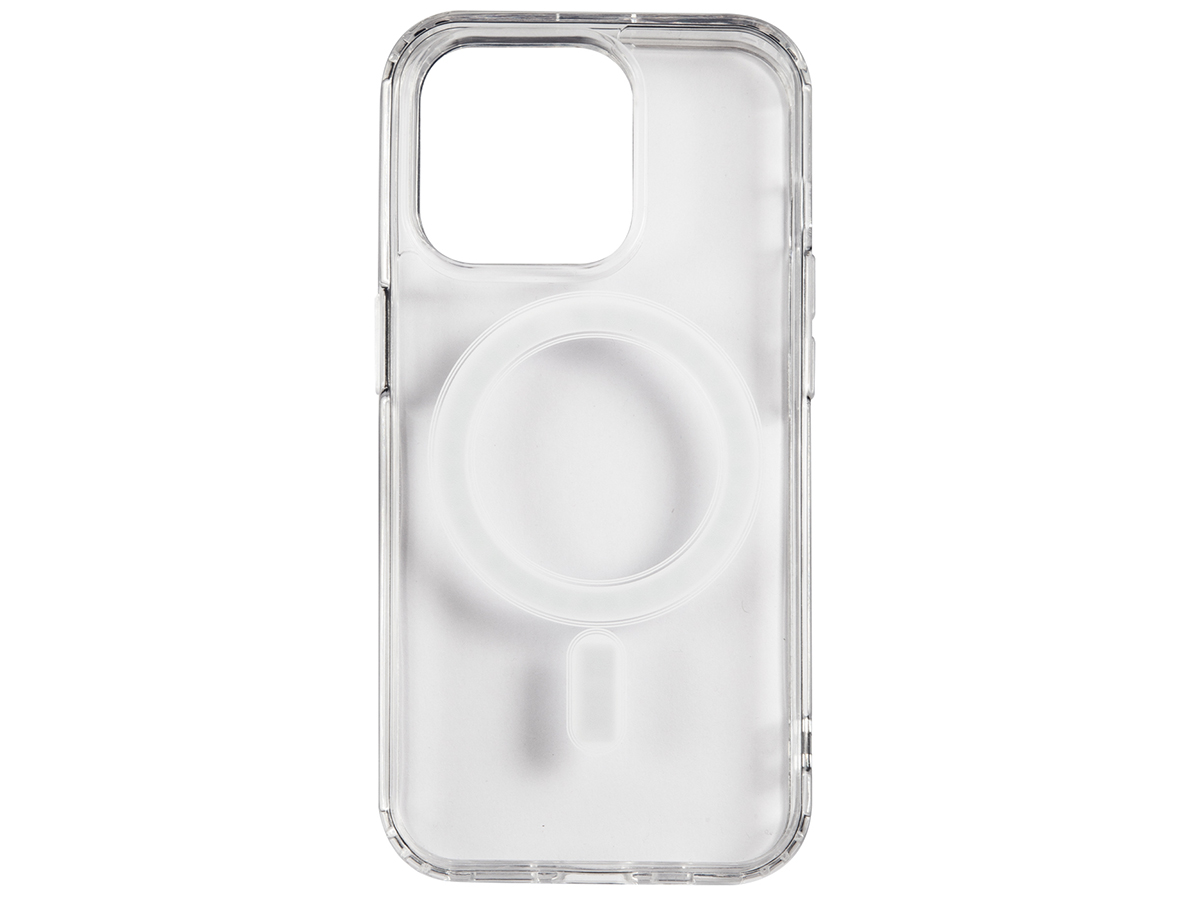   Alt Del Чехол-накладка Red Line iBox Case MagSafe для смартфона iPhone 14 Pro, Пластик/Силиконовые края, Прозрачный УТ000032408