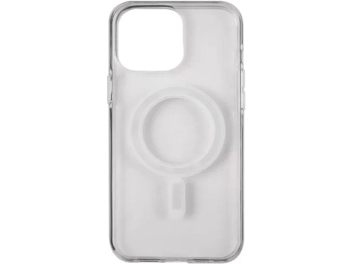 Чехол-накладка LuxCase Magnet для смартфона Apple iPhone 14, Термопластичный полиуретан, Прозрачный 66508