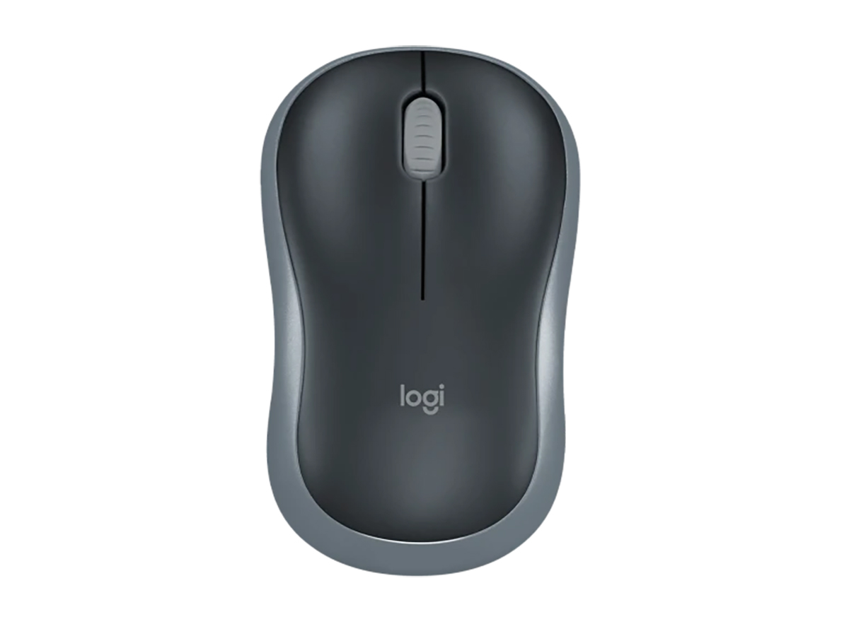 Мышь беспроводная Logitech M185, 1000dpi, Wireless/USB, Серый 910-002252